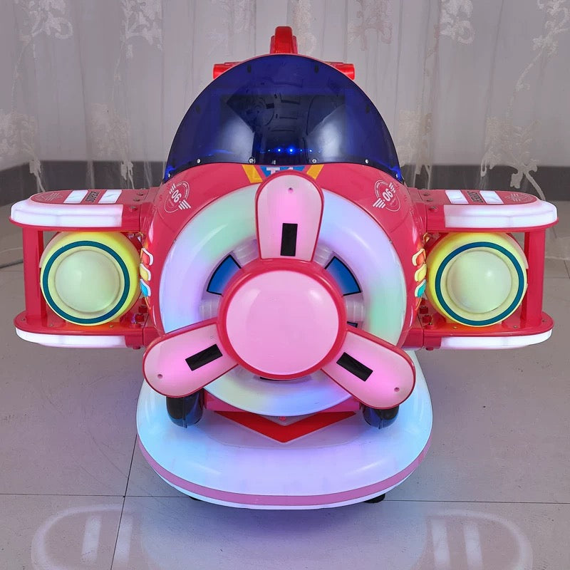 Rotating Small Aircraft Ride for Kids Coin Operation