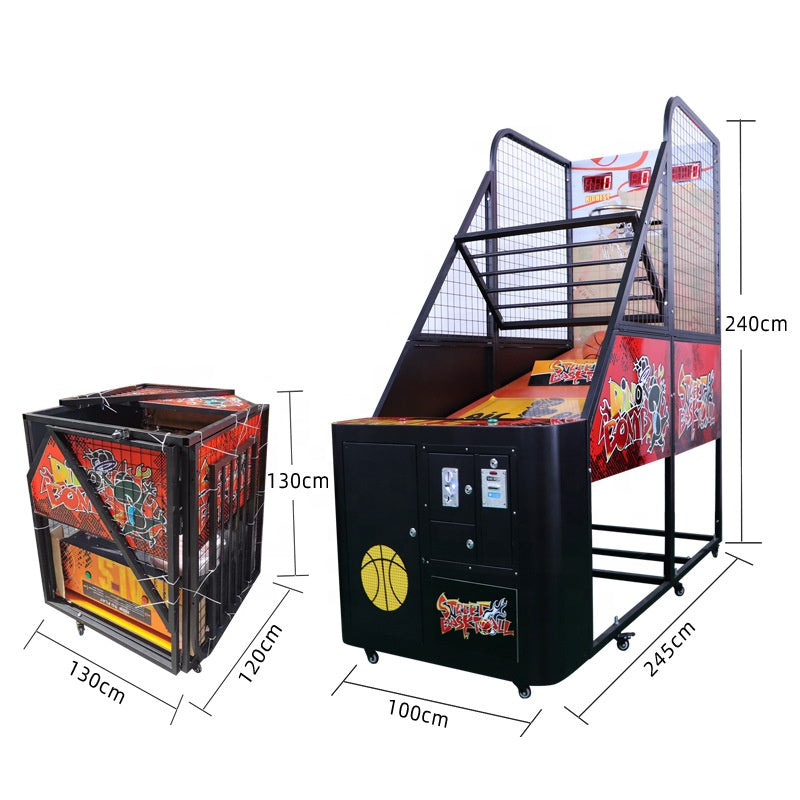 Basketball Shooting Machine Coin Operated for Amusement Parks